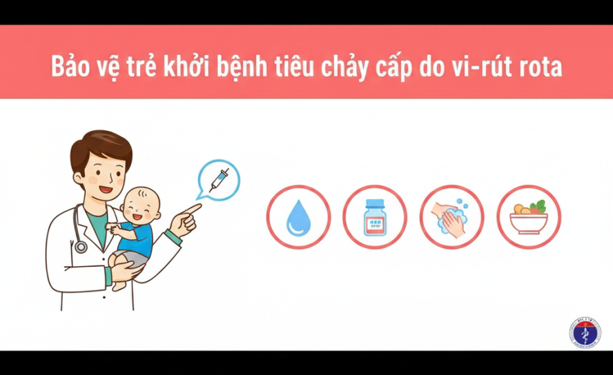 Bảo vệ trẻ khỏi bệnh tiêu chảy cấp do vi-rút rota